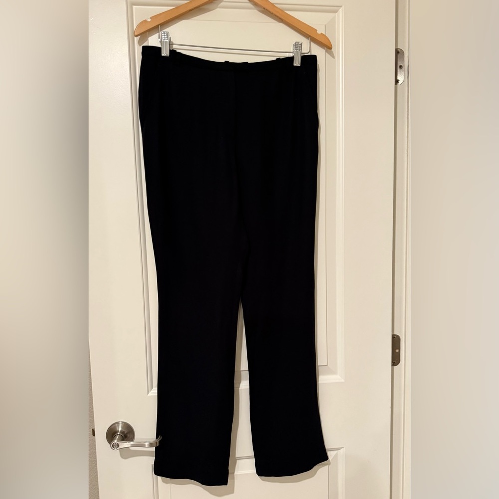 Hermes Black Flow-y Trousers Size 40 (US Size 8)